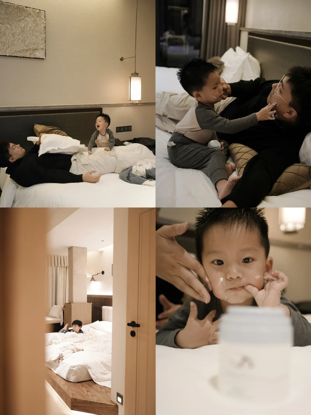 🐧亲子记录｜ 父子俩的护肤环节