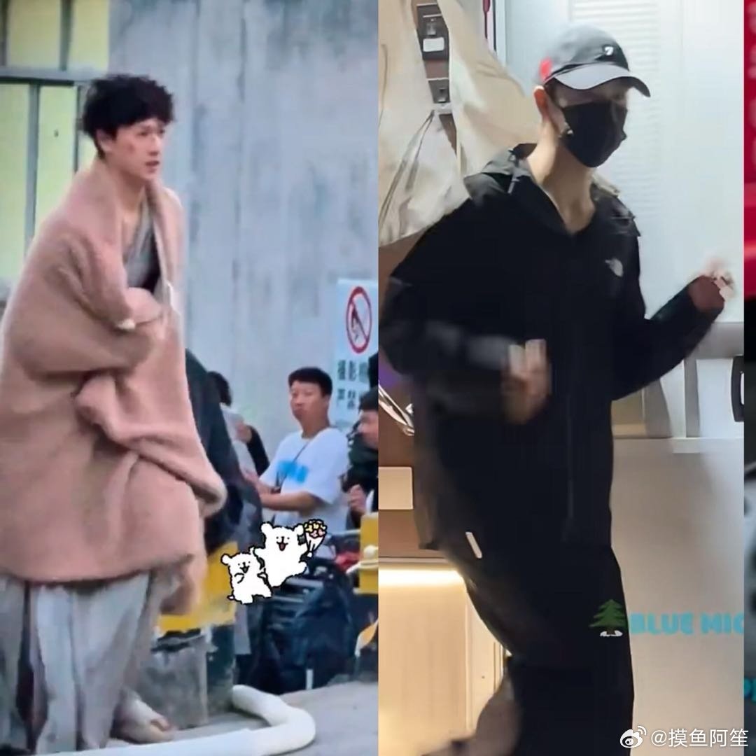 李昀锐双胞胎哥哥探班 我第一次知道李昀锐是双胞胎诶……他哥跟他还挺像 ​​​