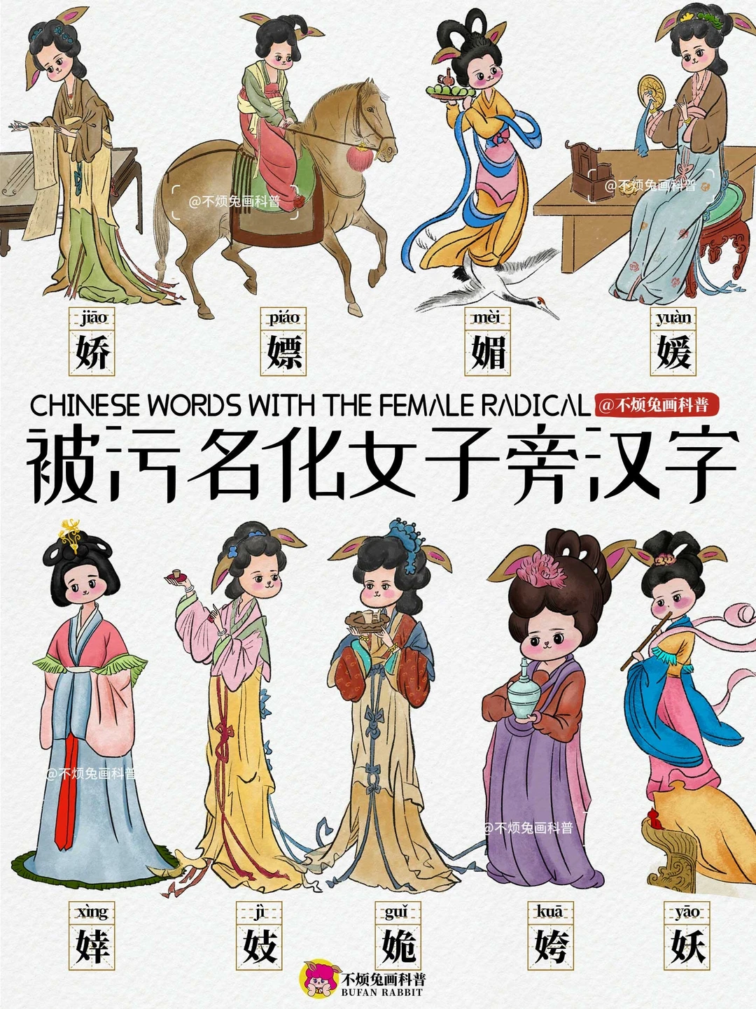 📕 拒绝每一个被污名化的女子旁汉字‼️