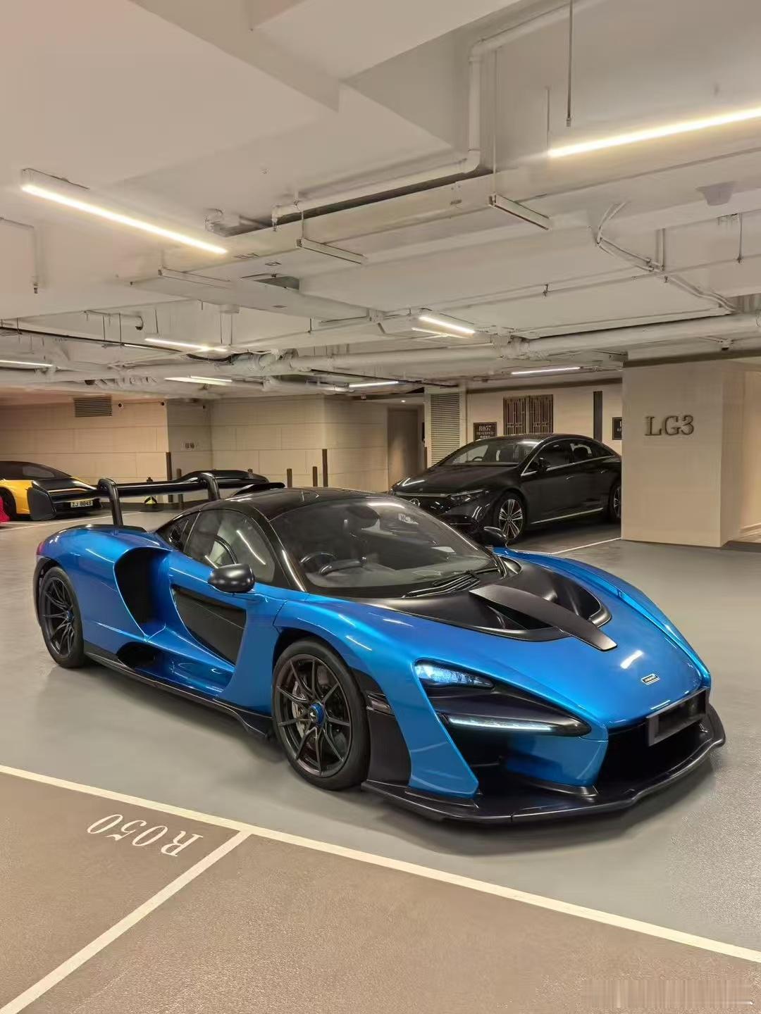 迈凯伦senna 塞纳、两地牌，这你受得了吧 ​​​