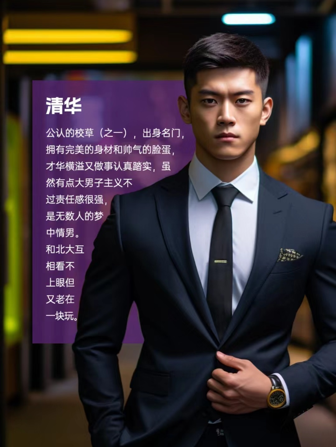 #高校拟人化# AI生成高校形象，哪个最符合你的想象，哪个最不符合？via.AI