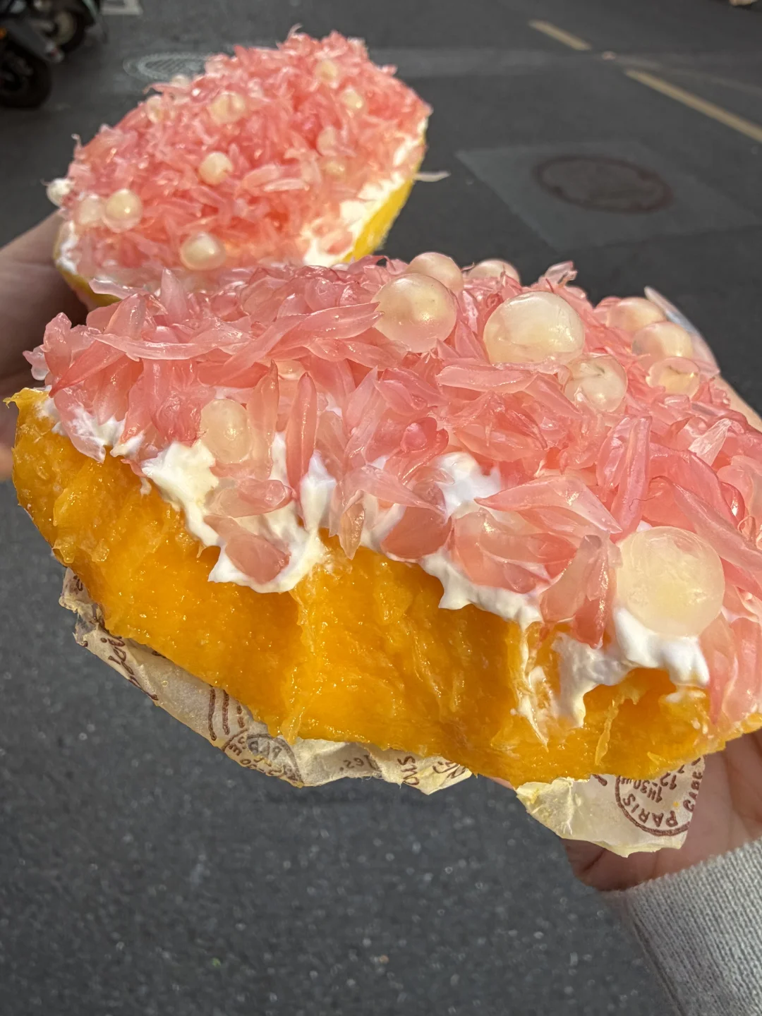 在南京吃上了固体杨枝甘露！！！🥹