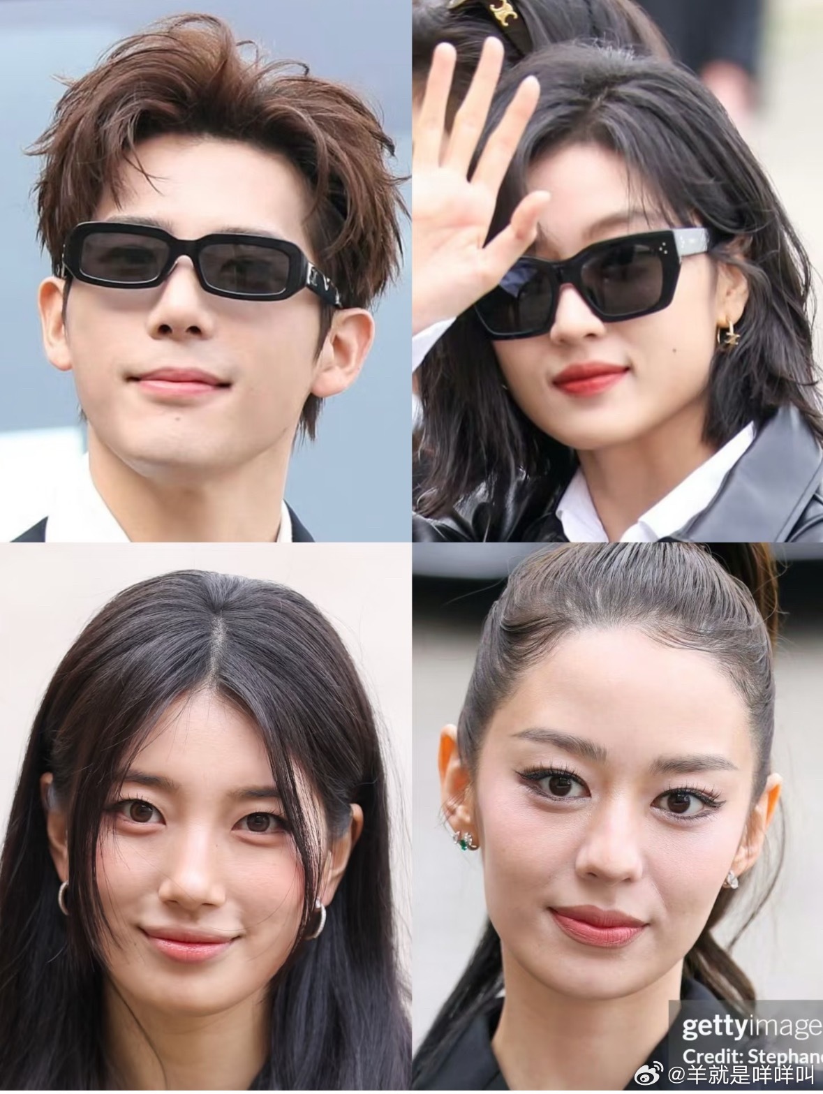 CELINE大秀G社怼脸生图王安宇 裴秀智 孙千 吉娜时装周星光速报