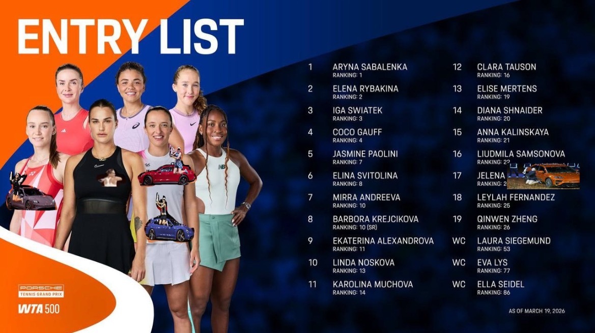 网球talking大会郑钦文入围最卷500赛 斯图加特站虽然只是WTA500赛事