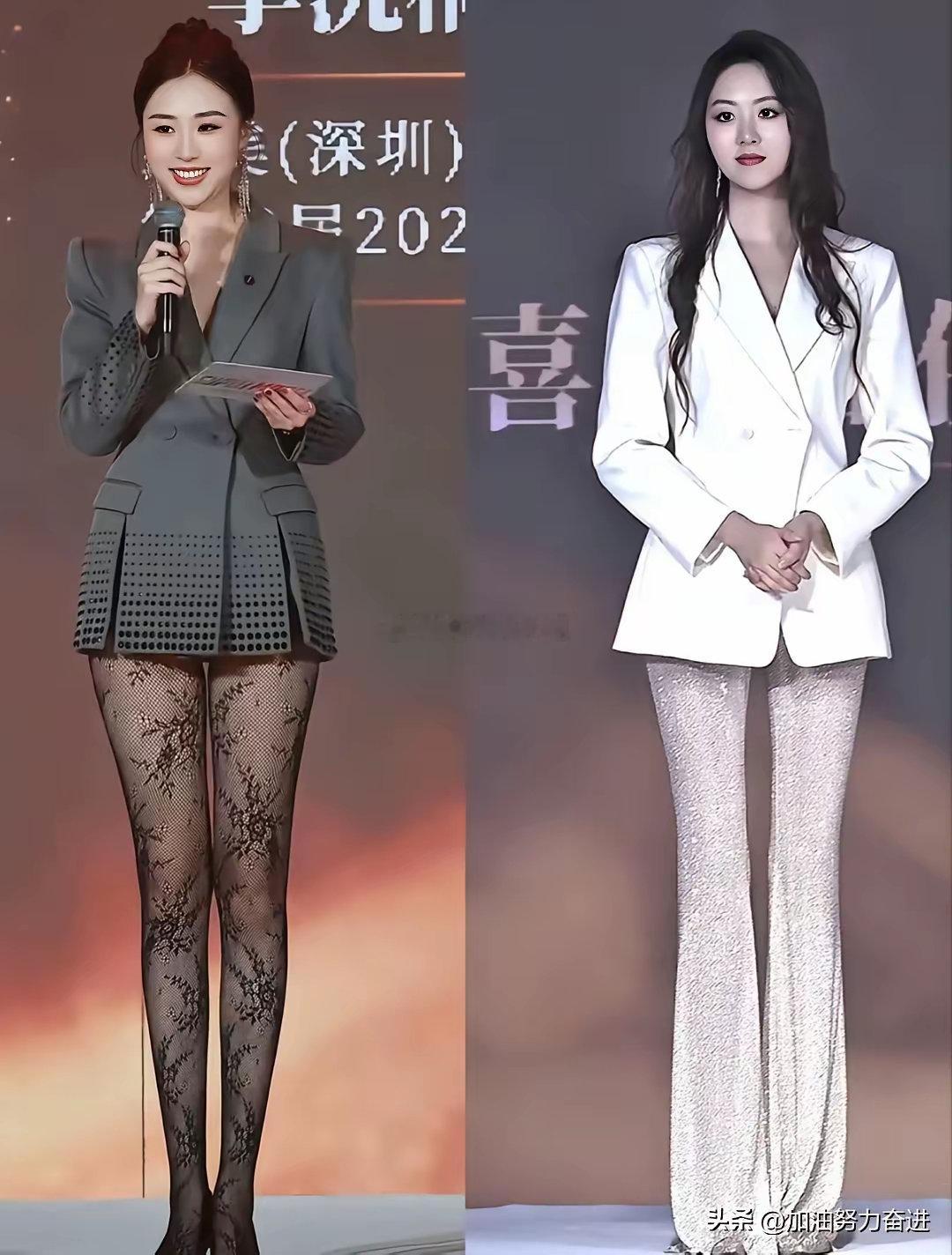 左边是李沅桐，右边是徐敏。​两人都是女总裁，身高都有170厘米，都在2025国际