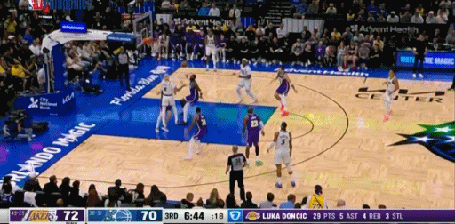 这都不吹啊，危险动作！ 湖人vs魔术