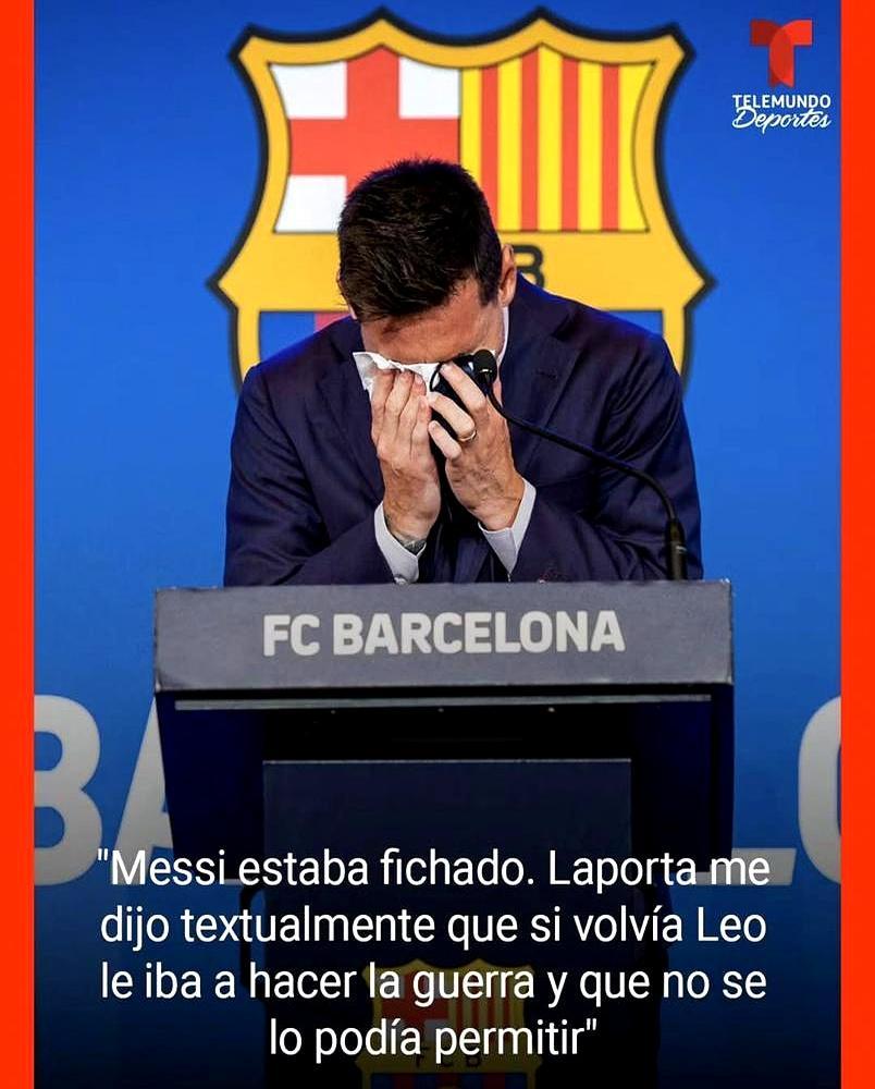 拿了世界杯冠军想回老东家，还是被同一个人坑了两次。
 
2023年梅西刚捧起大力