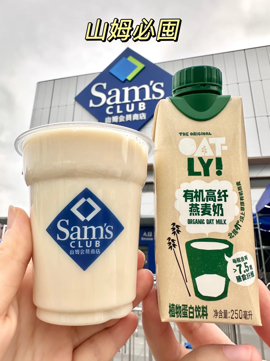 拜见燕麦奶大王！！山姆新品好喝晕了
