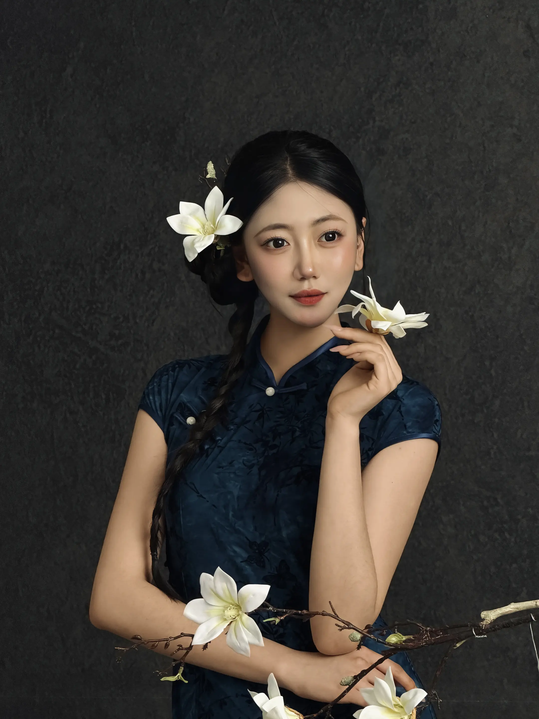 柔是东方骨 姿是心无拘。