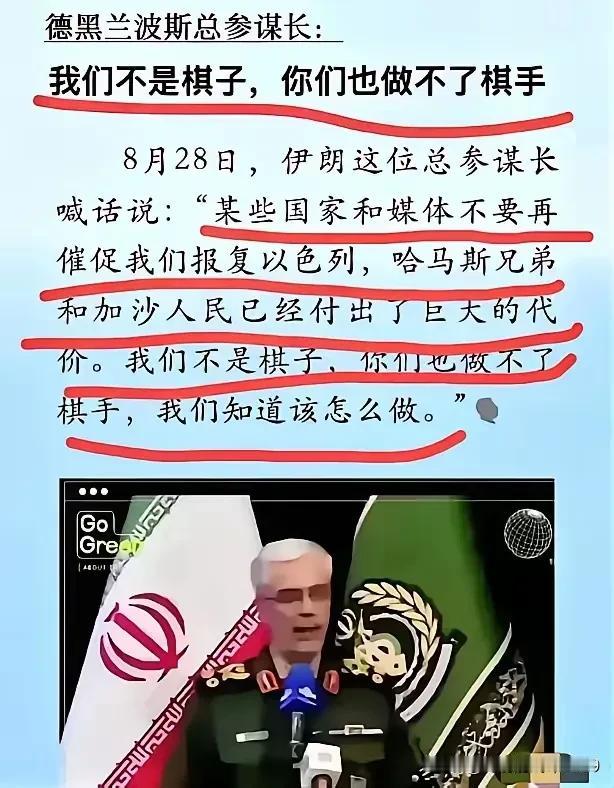 别把我们当傻子用，伊朗知道在什么时候报仇，也知道什么时候去维护自己国家利益，反击