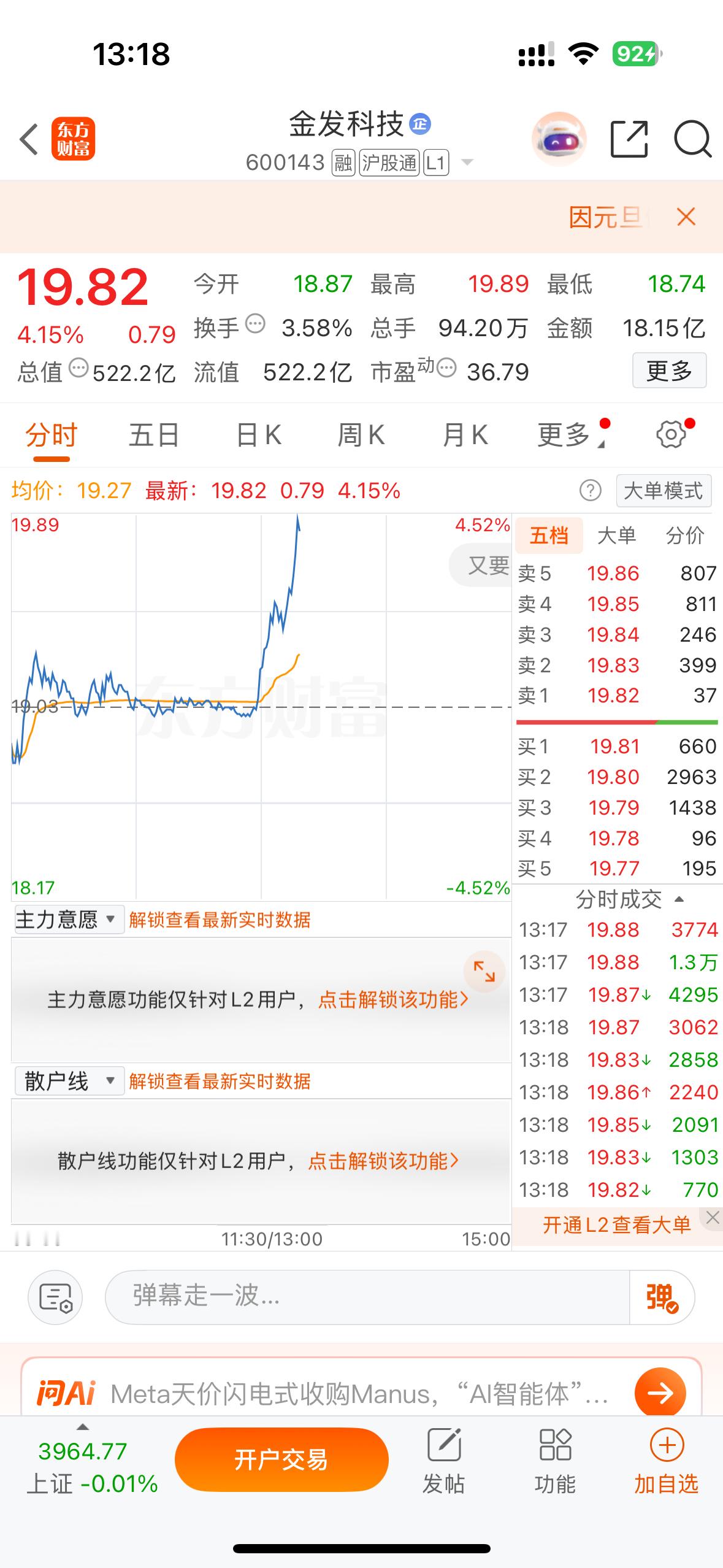 金发科技600143终于来了，等的我好辛苦，加油！！！我一直都说这只票会有肉！金