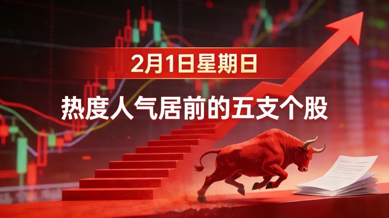 2月1日星期日，热度人气居前的五支个股1. 利欧股份：作为A股稀缺的“AI算力基