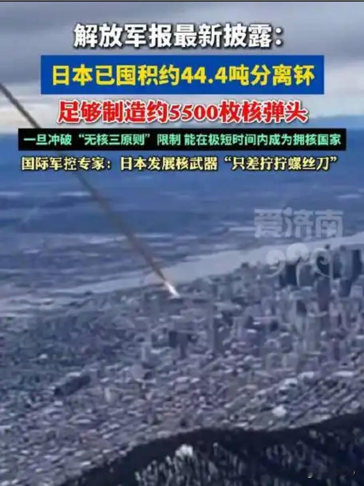 日本若拥核，这世界格局怕是要彻底洗牌
·
前阵子刷到邵永灵在节目里聊日本核潜力，