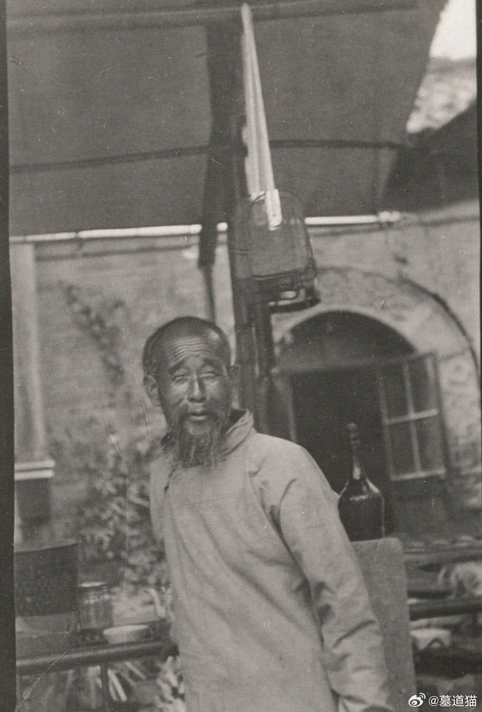 男子肖像，北京，1925年 ​​​