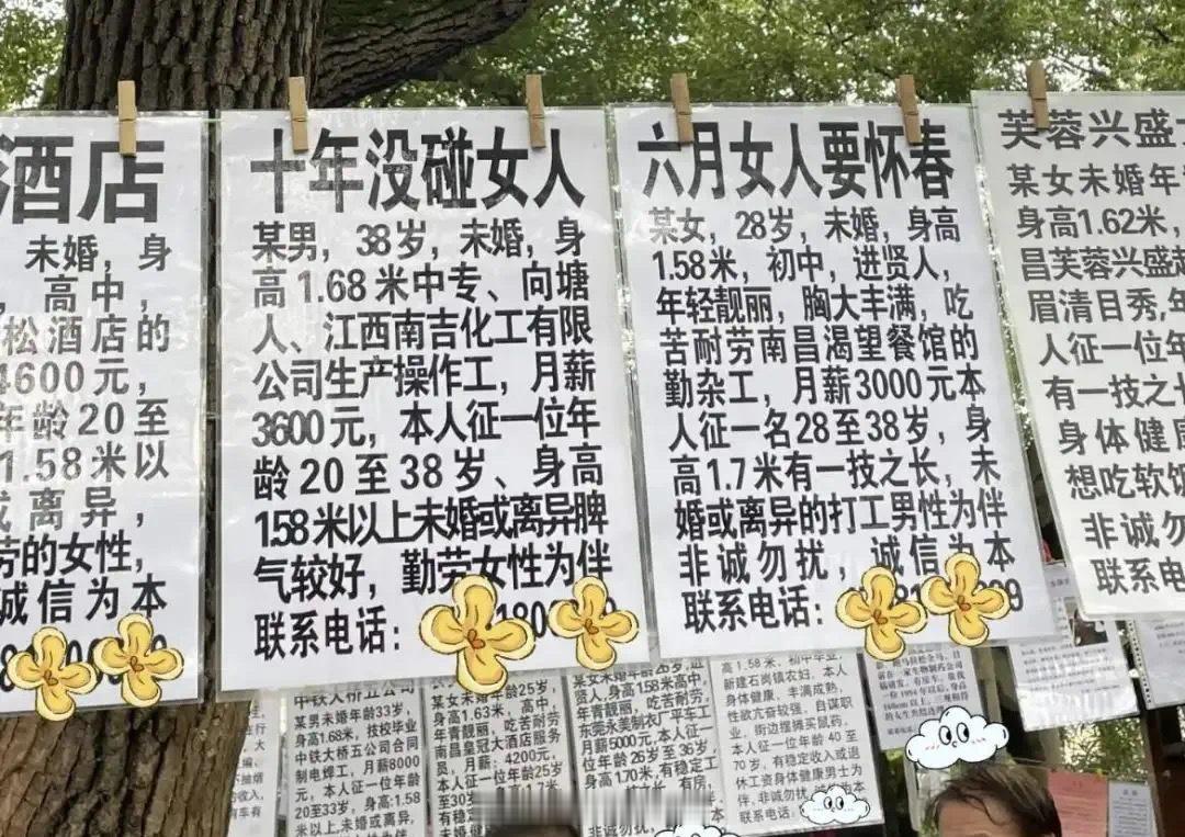 如今的相亲，已经进化到抽象形态了。 ​​​