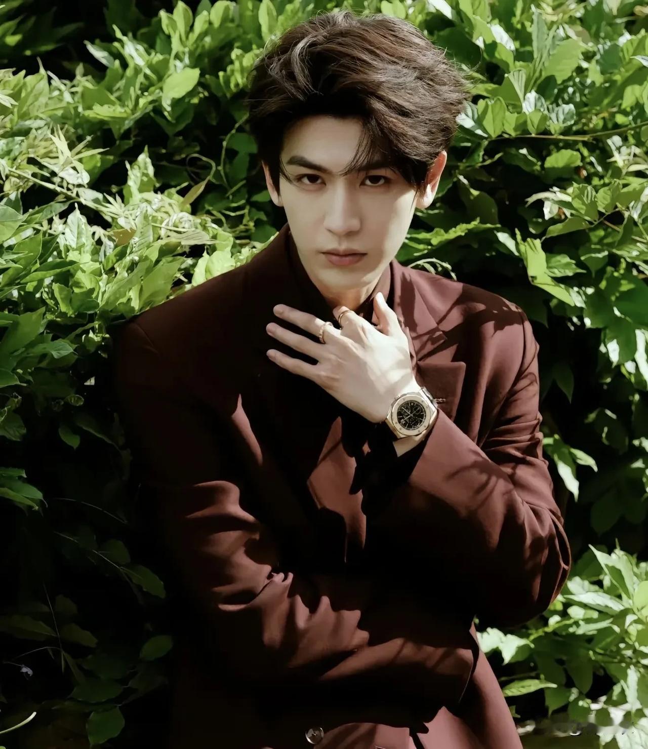 张凌赫之前来长沙参加一个活动，那时候我正巧高中下晚自习回家，本来乌漆嘛黑的和诡秘