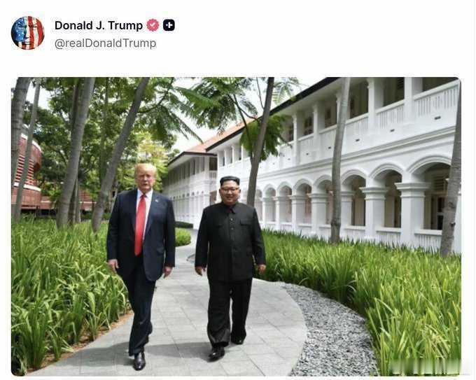 特朗普发帖，想念大元帅了。而朝鲜，正在支持伊朗，大骂美国霸凌。 