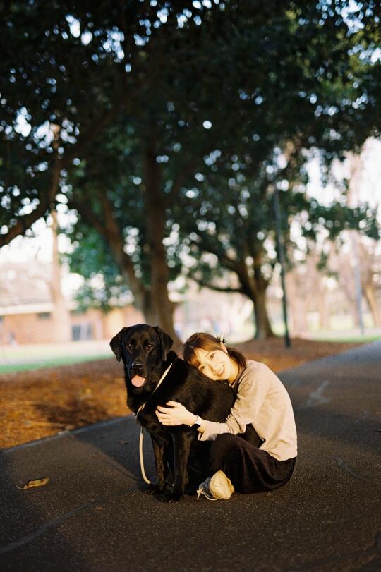 和我的小狗在公园里拍了一组胶片🐕‍🦺