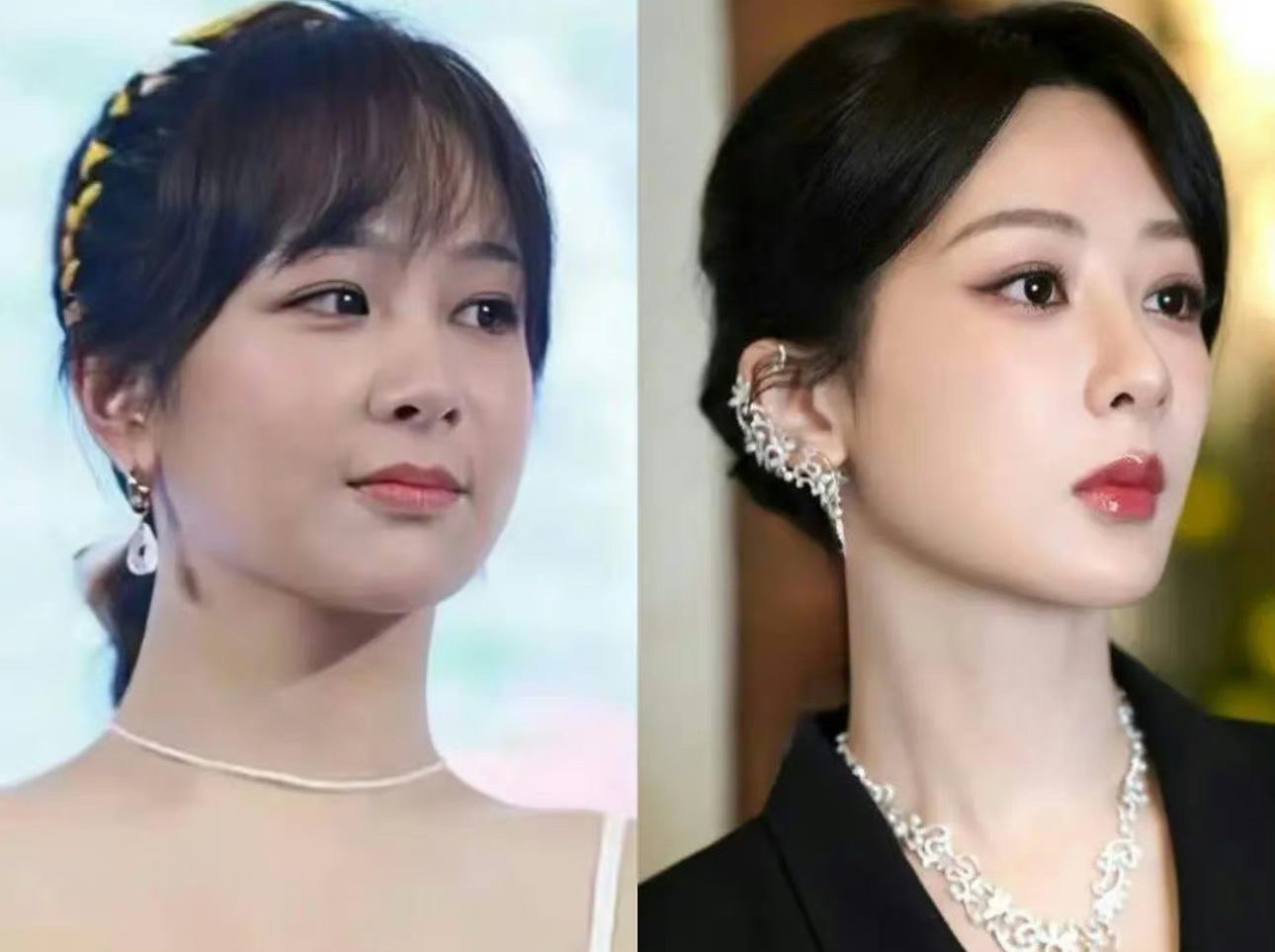 感觉杨紫减肥之后的差距也不比赵露思小，为什么却无人在意？ ​​​