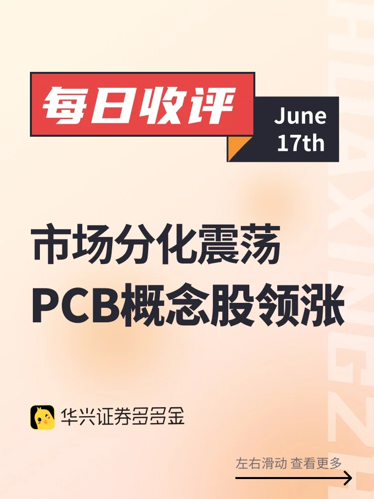 每日收评｜市场分化震荡，某概念股领涨