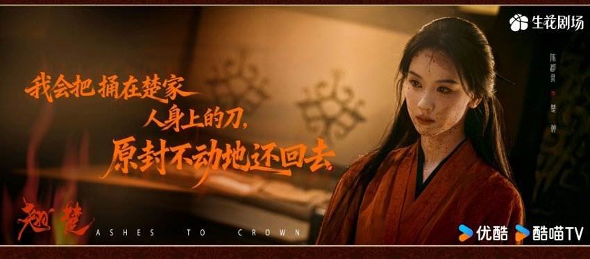 陈都灵新剧手撕前夫哥陈都灵眼里那股“你骗我你完了”的劲儿，楚朝这角色太飒了，萧珣