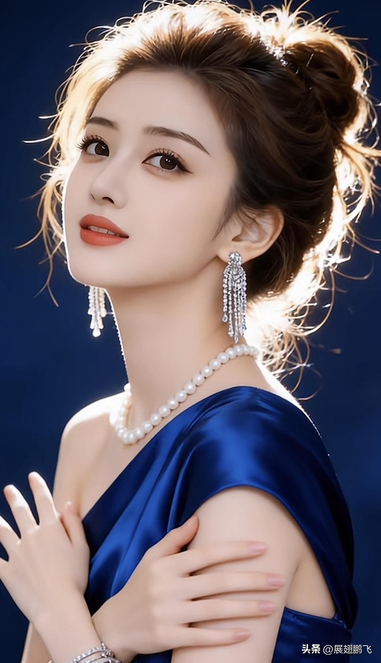 珠光玉色映美人，锦衣华裳显风姿。玉磘美人 华贵红妆 凤冠红裙 华贵红妆 凤冠红裙