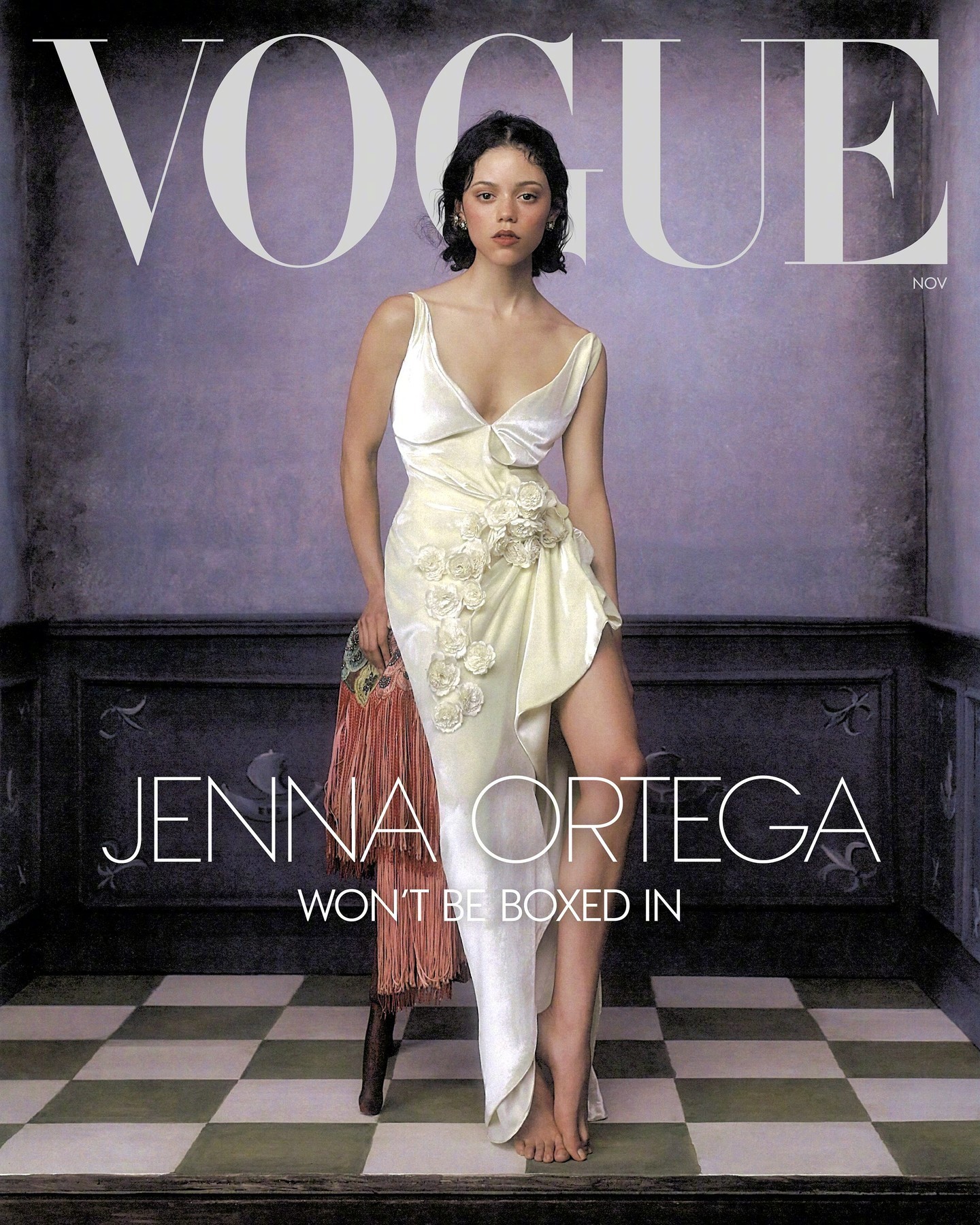 美国版VOGUE 十一月刊封面人物，剧集「星期三」女主Jenna Ortega身