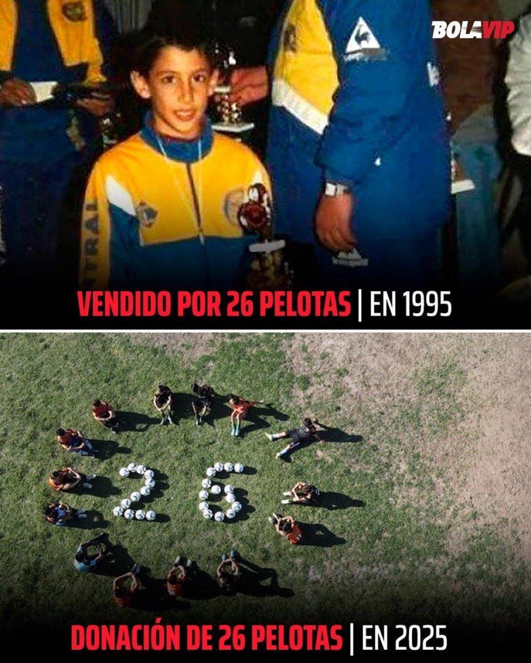 ◀️ 1995年，🇦🇷罗萨里奥中央队以26个球的价格从埃尔托里托俱乐部签下了