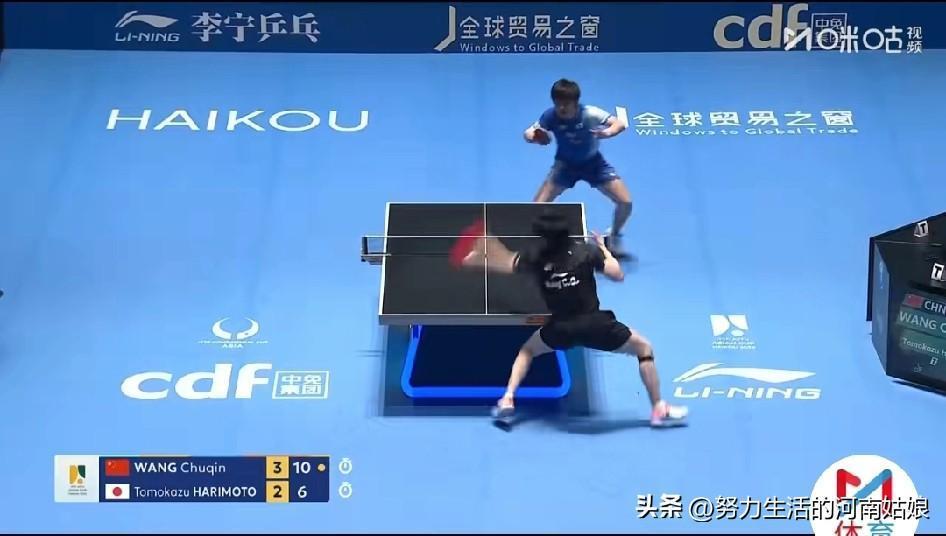 太给力了！王楚钦亚洲杯决赛4-2逆转张本智和卫冕，赢球后直接放开了庆祝，看得人热