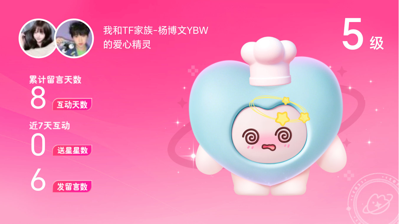 所有的陪伴都值得～快来看！我与的5级爱心精灵“爱心精灵”,TA会记得你们的每句晚