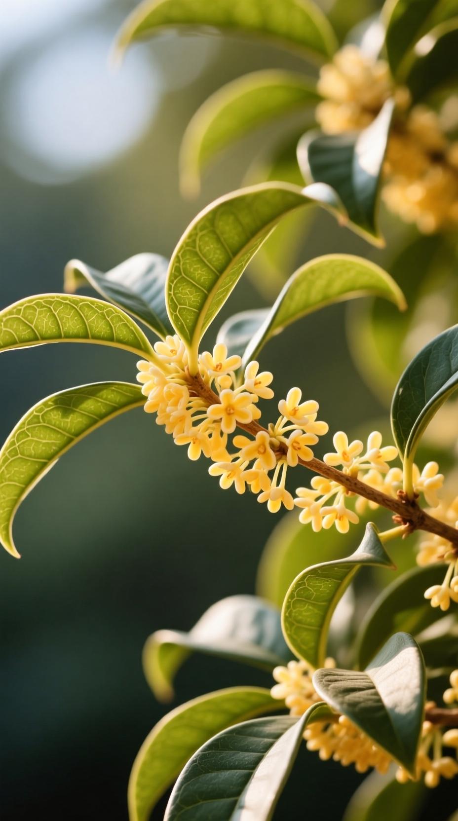 下联：秋风桂蕊香