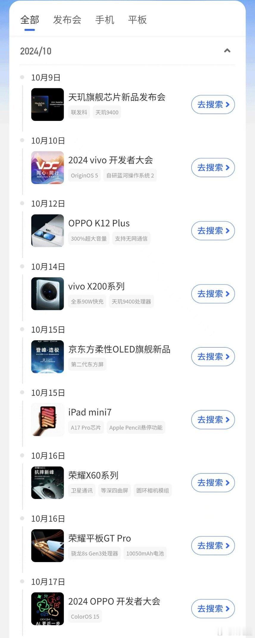 数码“大乱斗”啊，这么多新机发布。 ​​​
