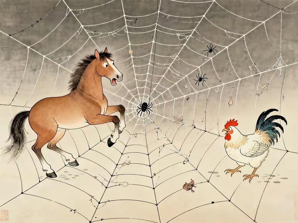 成语大接龙，高手逞英雄。华山论剑处，出手美名有。[送自己一朵花][送自己一朵花]