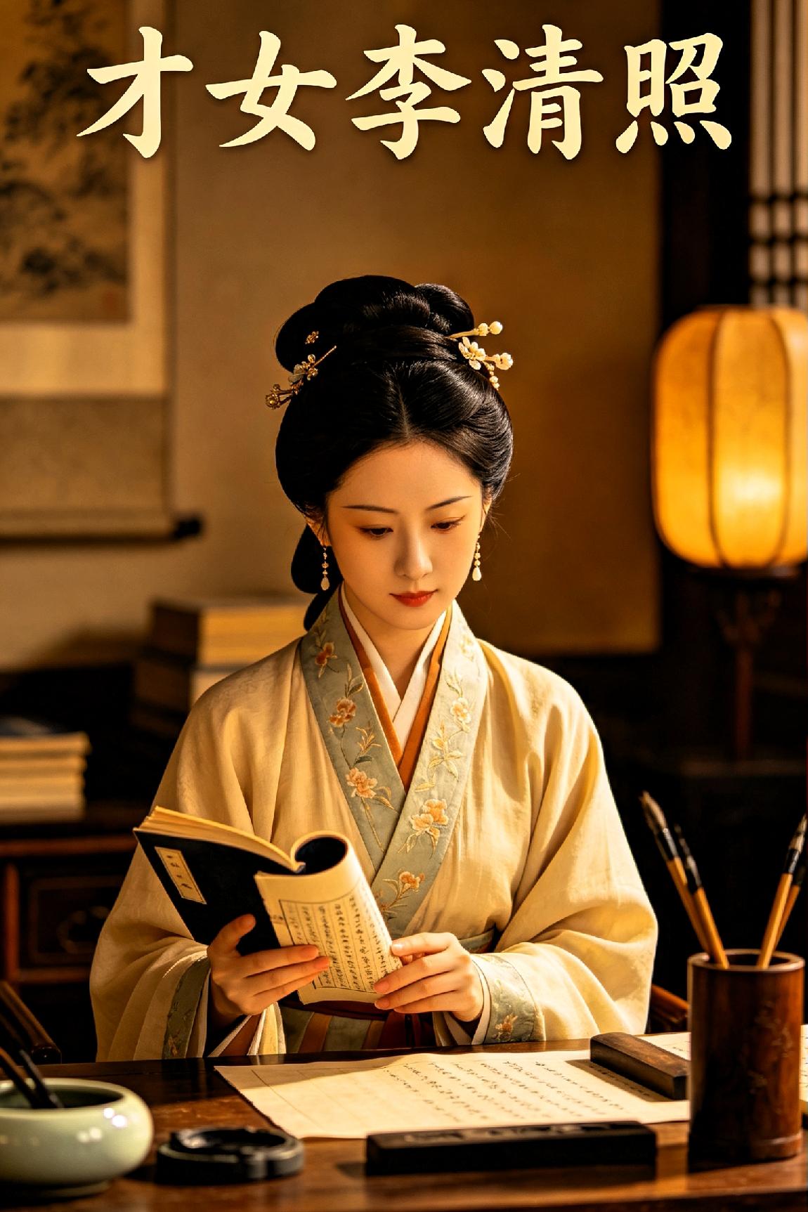 古代公认第一、最伟大女诗人：李清照
 
一、地位与成就

 
1. 文学定位
