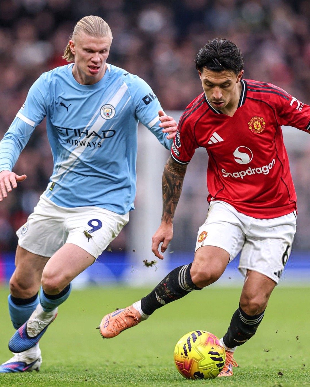 🔥曼联2比0曼城 🛡️ 利马vs曼城：• 上场时间95分钟。•  触球36次