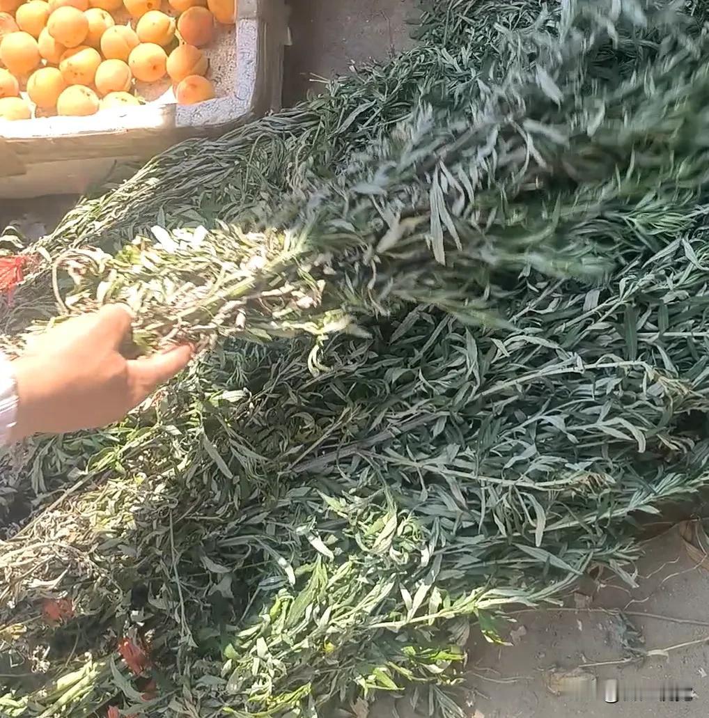 马上到端午节了，大集上卖艾草的也多了起来，艾草分大小把价格也不一样，大把的10块