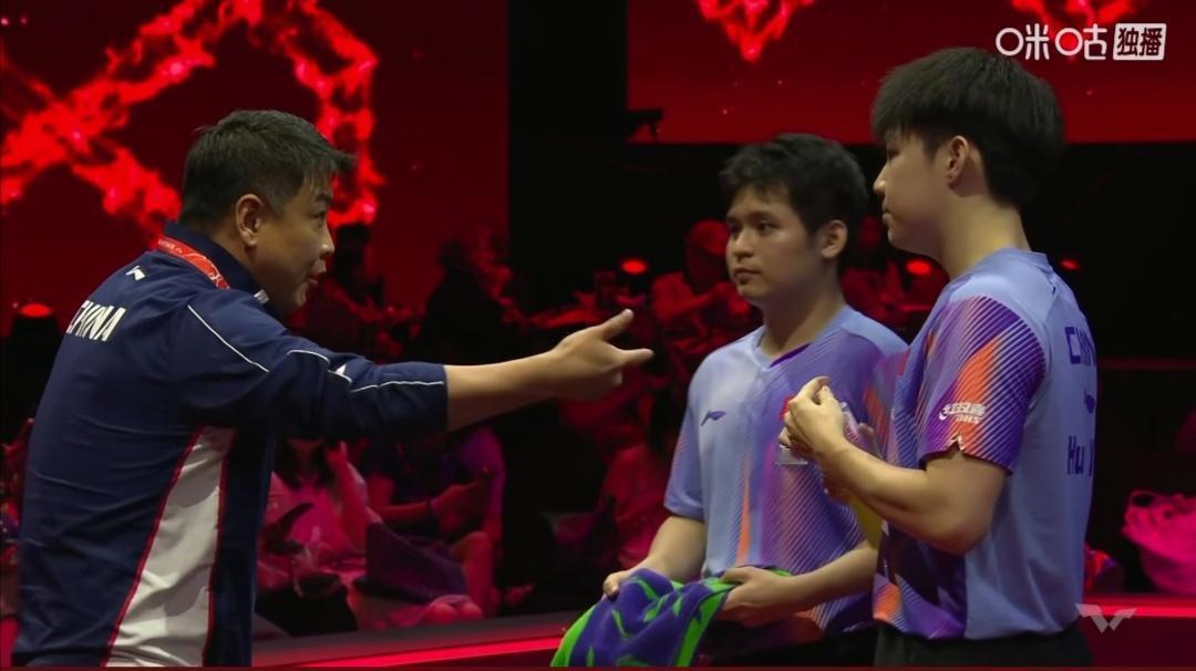 男双决赛，国乒“小将”组合再战法国组合！


恭喜林诗栋/黄友政晋级决赛。

下