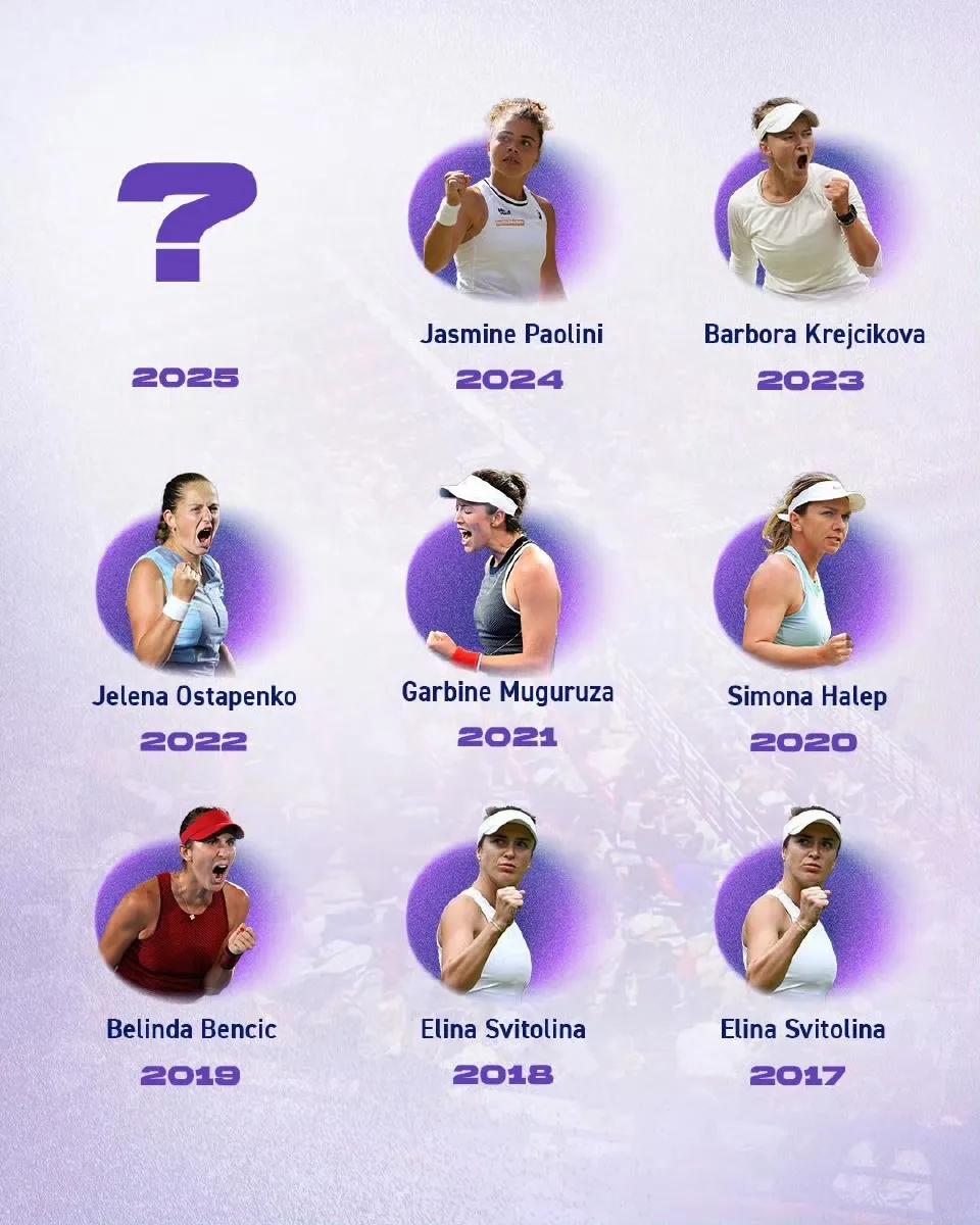 翻看WTA1000 迪拜站的历届冠军名单，海宁曾经5次在这里捧杯，厉害了海宁！小