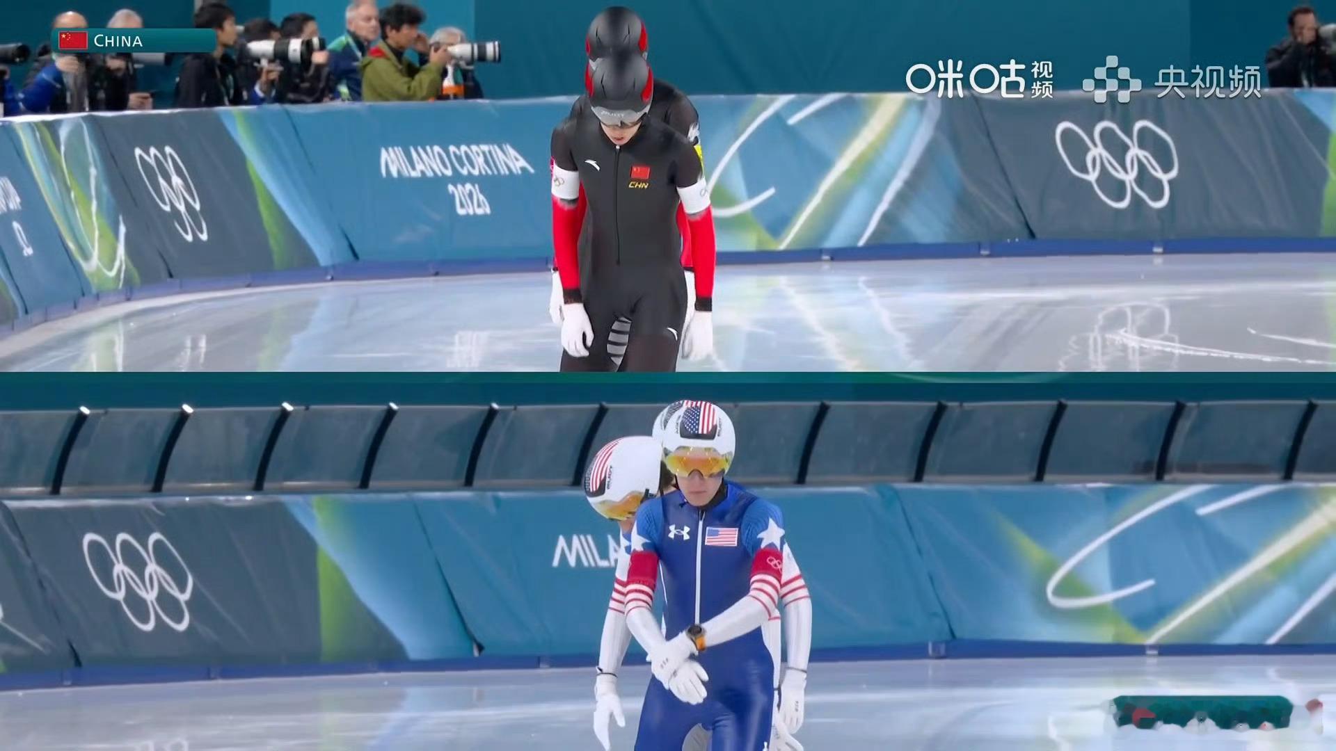 中国男团进速滑追逐铜牌赛拼过就不遗憾！中国男团晋级速滑追逐铜牌赛，继续为你们呐喊