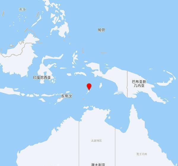 【欧洲地中海地震中心】发布，2025-11-10 17:24:57 在 群岛。 