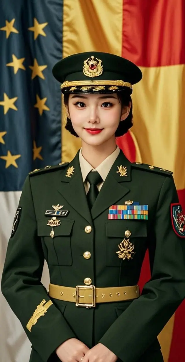 AI戎装英姿
