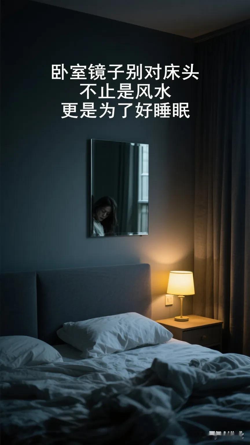 卧室镜子别对床头，不止是风水，更是为了好睡眠
 
传统风水中常说“卧室镜子不宜正