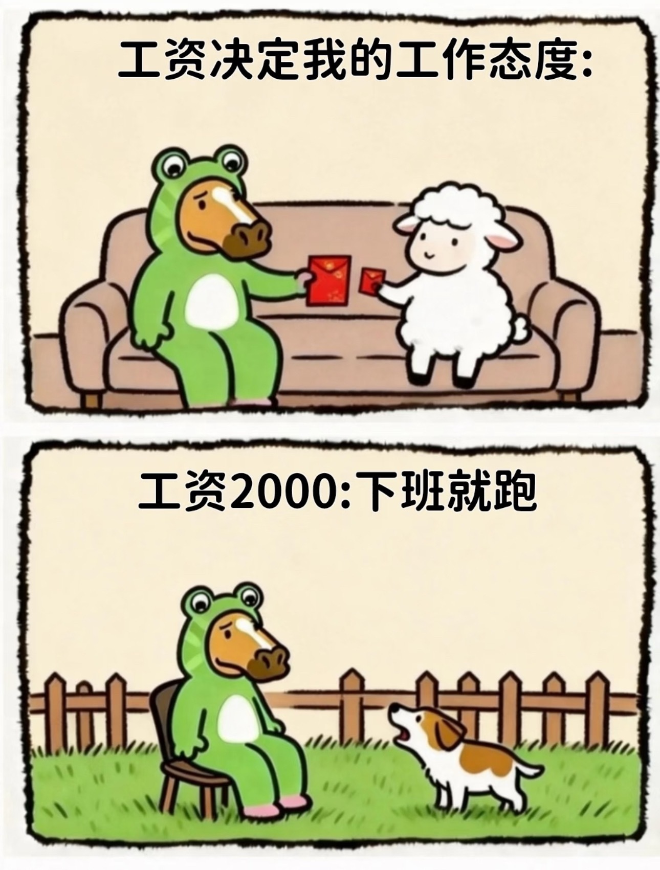 薪资写5k到20k大概率只给5k工资决定我的工作态度