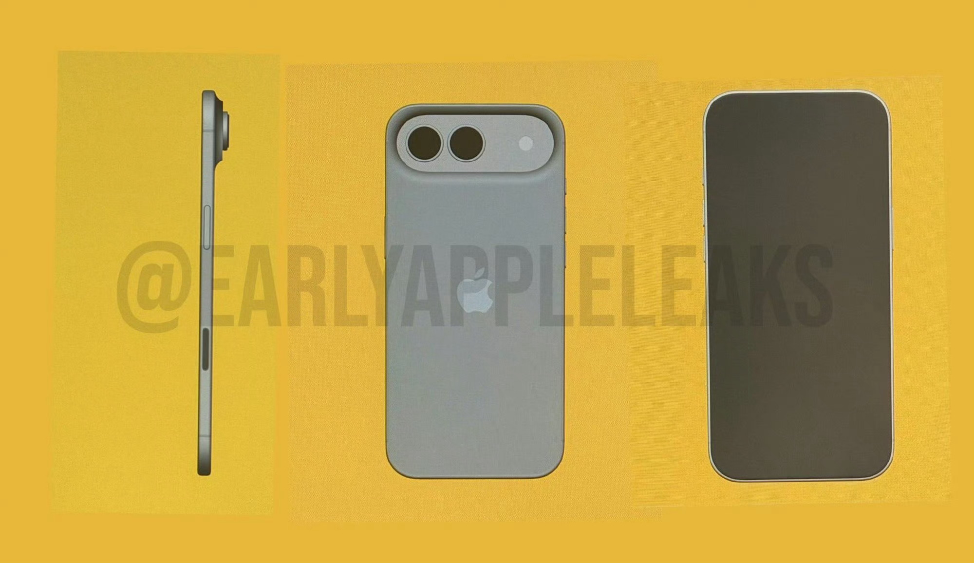 iPhone Air2 曝光了，单摄变成了双摄，双扬声器估计也加上了这么看的话，