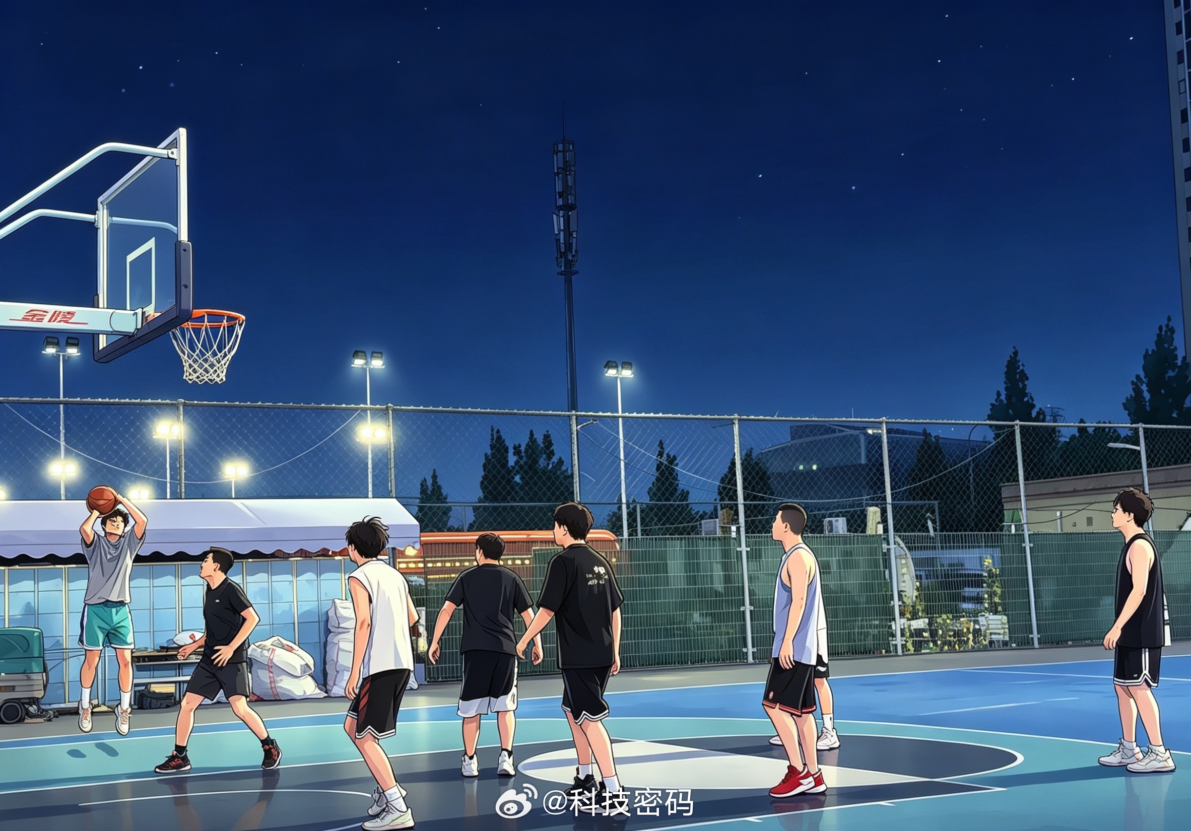 打个篮球🏀，今天打成年人，累屁了！ 北京·十里河