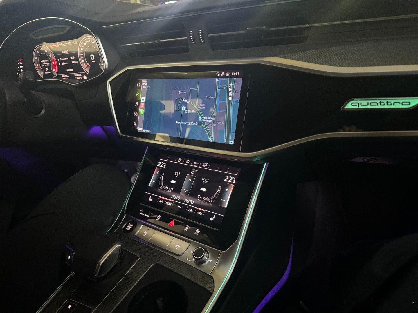A6 Allroad 3.0t，内饰打卡。放在欧洲这个内饰已经很豪华了，但这是中