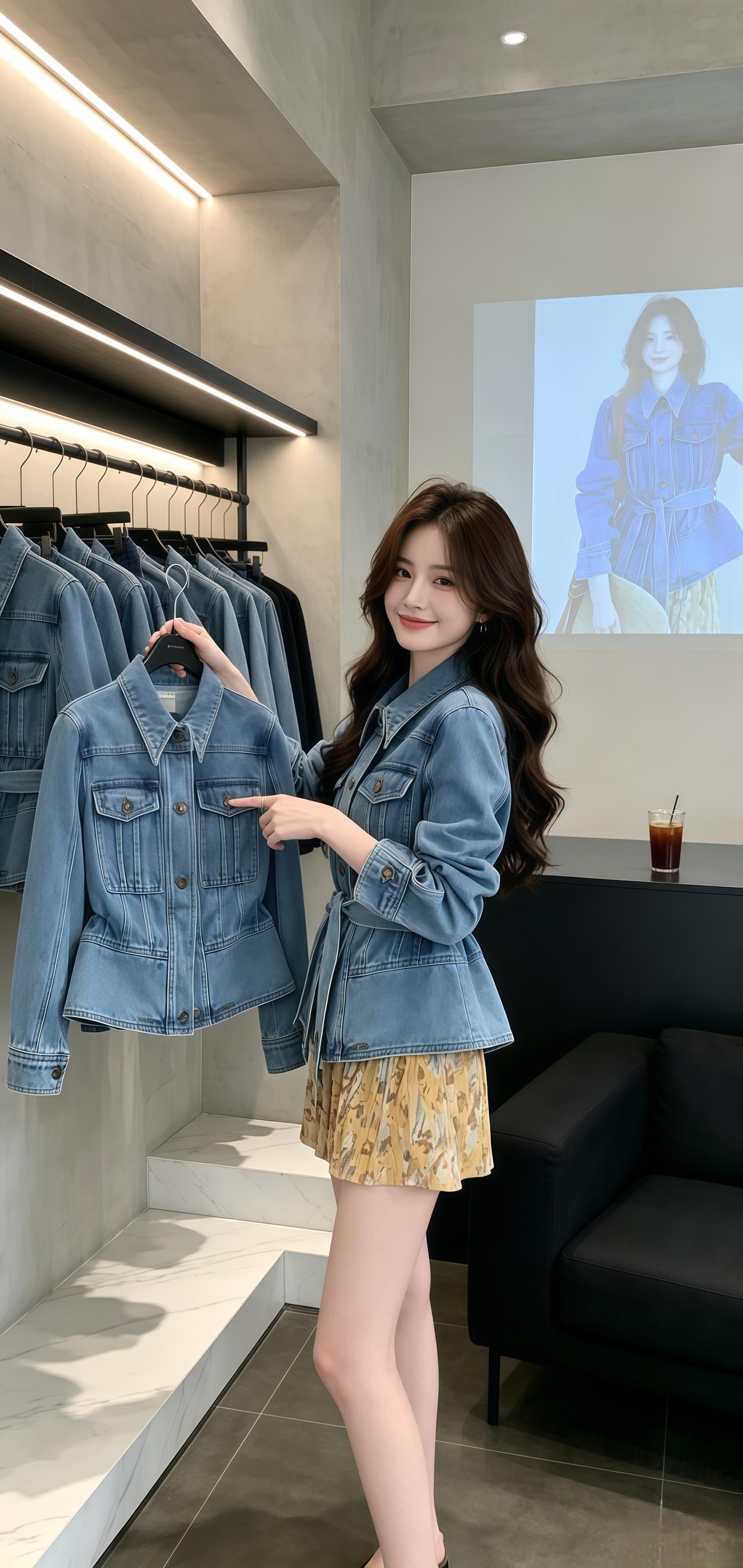 早春牛仔外套 穿搭 早春穿搭 气质穿搭 韩系穿搭