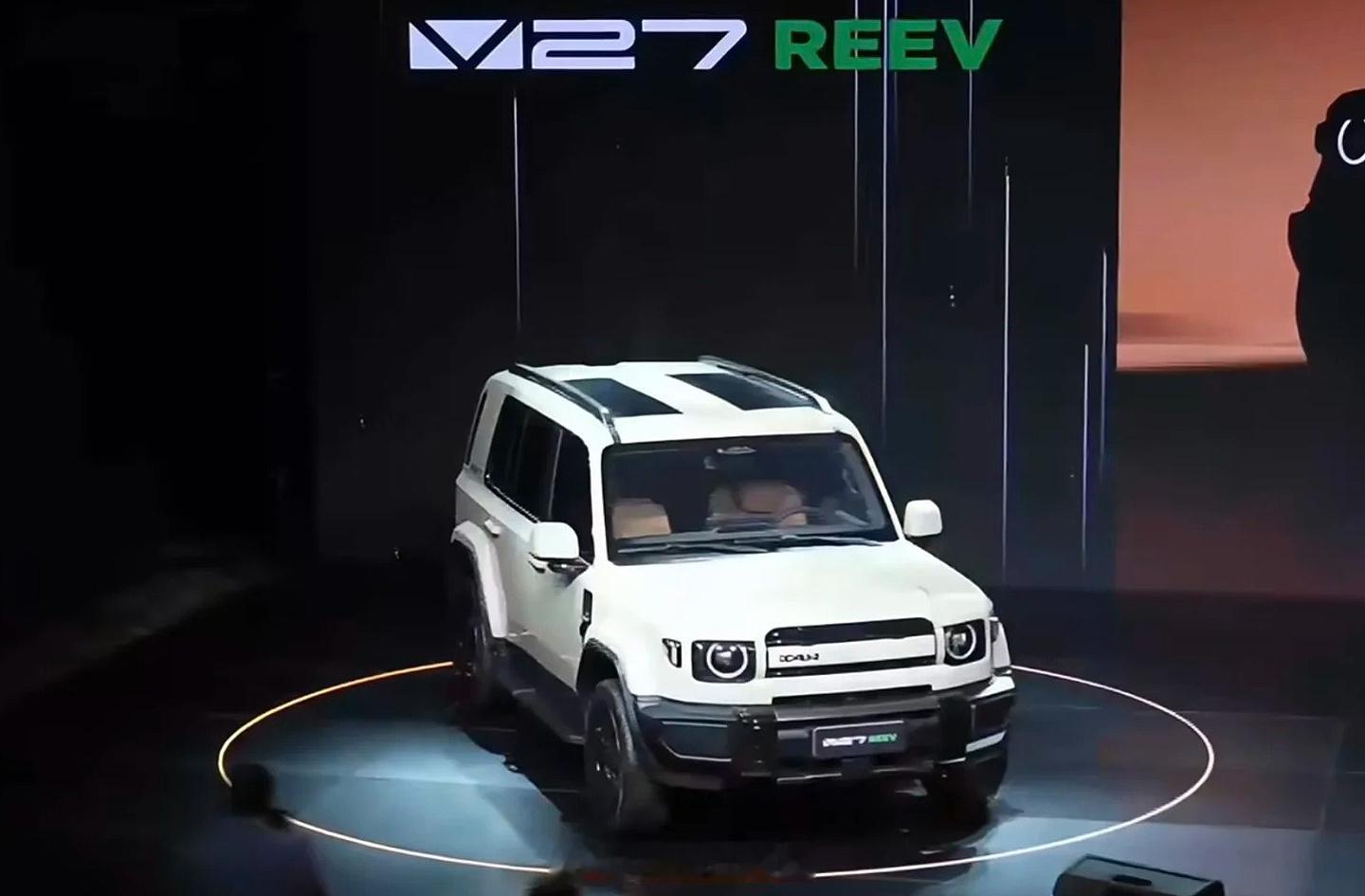 硬派“方盒子”上新，iCAR V27海外正式亮相品牌旗舰 中大型SUV车长可能4