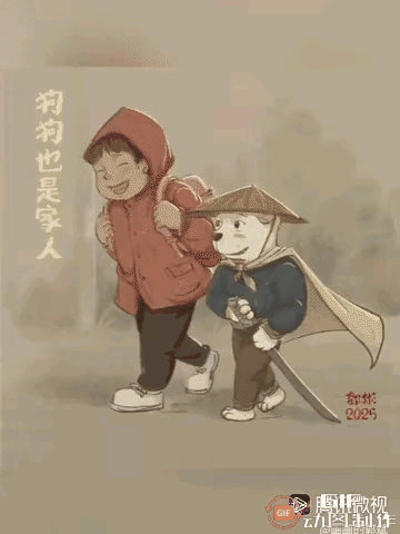 一位单亲爸爸通过手机监控发现，家中的狗狗每天都会陪伴7岁的女儿走上3公里的路程去