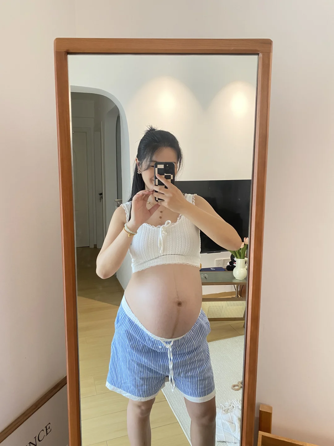 39w➕6生啦！看肚型猜蓝粉 大家都是怎么看的